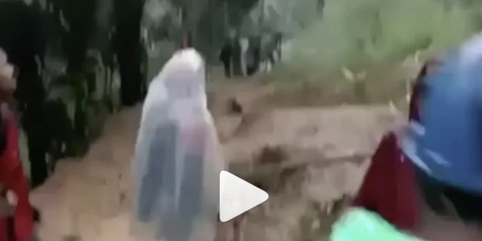 Video Detik-detik Tanah Bergerak di Lokasi Longsor Beredar Viral di Medsos (Foto Tangkap Layar Video Instagram)