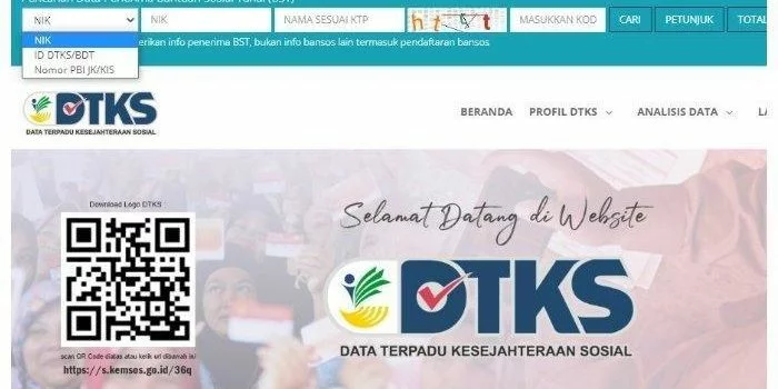 halaman website dtkskemensosgoid