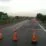 Jalan Tol Cipali mengalami amblas dan tidak bisa dilewati kendaraan (9/2/2021).(DOK. ASTRA TOl CIPALI)