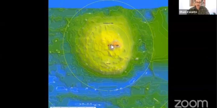Terumbu karang Gosong Gia atau Annie Florence Reef terletak 150 kilometer timur laut Pulau Bawean, Gresik, Jawa Timur. identik sebagai ibukota Atlantis. Sumber : Dhani Irwanto