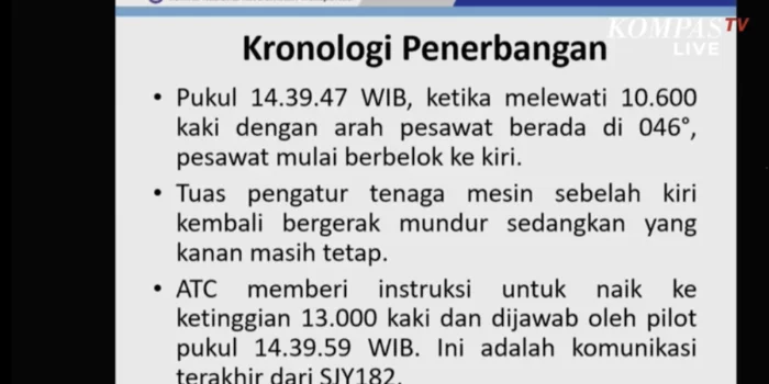 Tangkapan layar Kompas TV