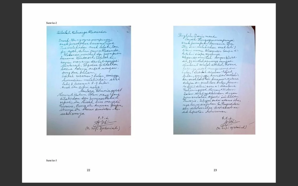 Surat-Surat Ratu Sofi Djohariah Putri Sultan Aluda Sultan Sepuh XI Ungkap Sosok Alexander di Kraton Kasepuhan 1 Jepretan Layar 2022 11 26 pukul 07.48.22 11zon
