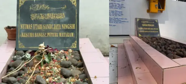 Makam Raden Ayu Utari Sandi Jaya Ningsih di Desa Keramat, Tapos, Bogor, Jawa Barat