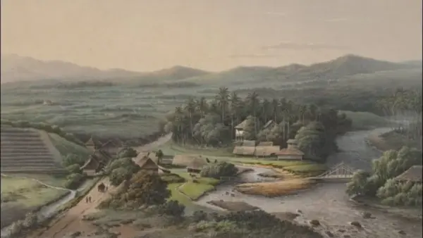 Desa Batu Tulis Bogor. (Foto: koleksi digitalcollections.universiteitleiden.nl)-