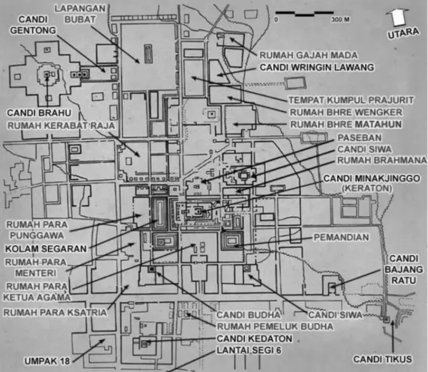 Peta Trowulan (Sumber: Direktori Majapahit)