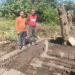 Kuwu Desa Dawuan H Amirrudin bersama Ketua Kagama Cirebon Raya, Heru Subagia (IST