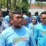 Bupati Cirebon Drs. H. Imron, M.Ag menghadiri Festival Literasi yang diselenggarakan di Gedung Perpustakaan, S
