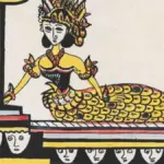 Sebuah lukisan Jawa menggambarkan sosok Nyi Blorong. (Collectie Wereldmuseum (v/h Tropenmuseum), part of the N